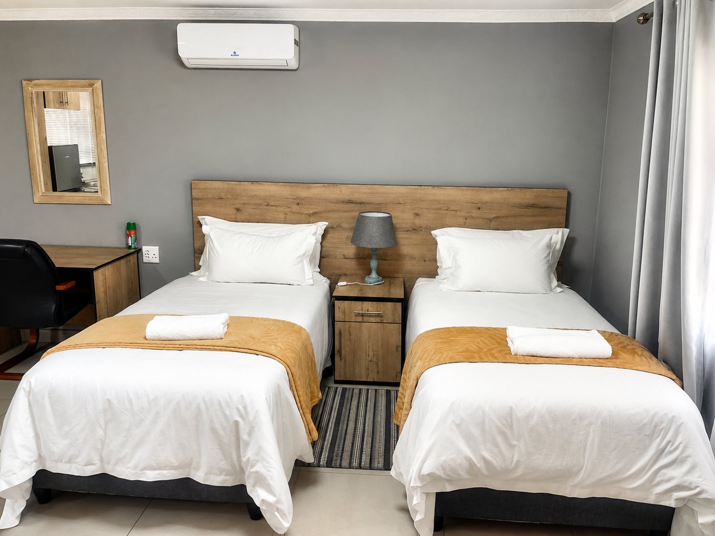 Twin / Double Room — two beds, front view
